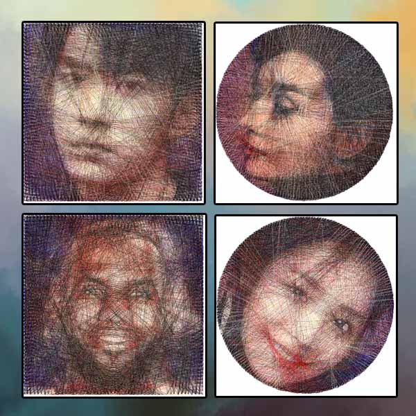 数字油画、钻石画、图钉画、像素画、绕线画、蚊香画、螺旋画